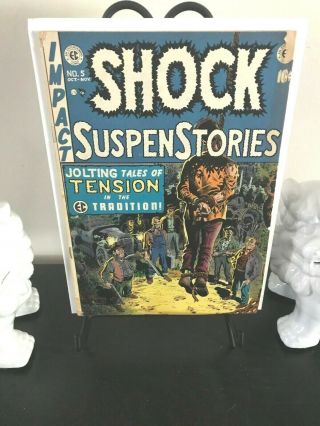 Shock Suspenstories 5 Ec " Frank Hanging Cover " Grade Gd