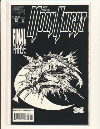 Marc Spector: Moon Knight 60 (1989) Average Grade On All X5 Copies Nm -