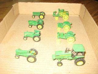 1/64 Die Cast John Deere Tractors