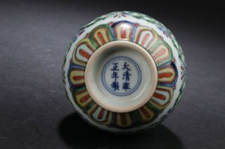 A Chinese Narrow - opening Plant - filled Fortune Porcelain Vase Display 8