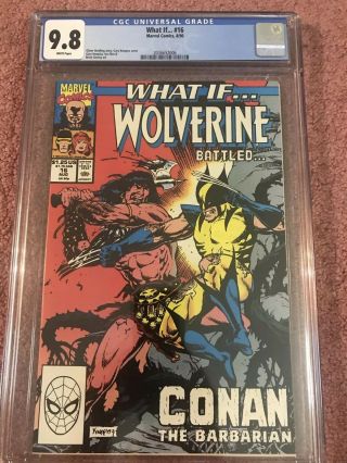 What If 16 Cgc 9.  8 Wolverine Battle Conan