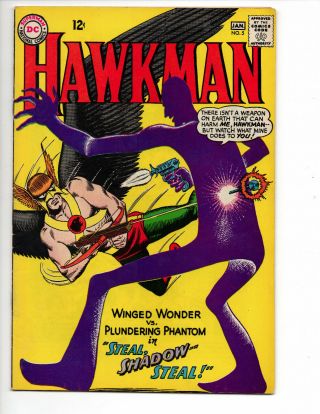 Hawkman 5 (1964 Dc Comics) - 2nd App.  The Shadow
