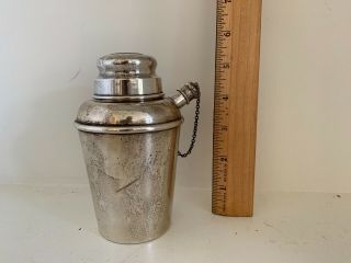Shreve Crump & Low Sterling Silver Martini Cocktail Shaker Goodyear 1839 - 1939
