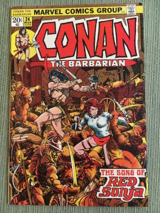 Conan The Barbarian 24 1st Full Red Sonja Barry Smith Artwork