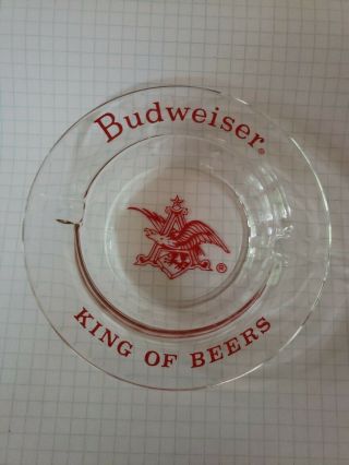 Vintage Anheuser Busch Budweiser King Of Beers Ashtray 5 "