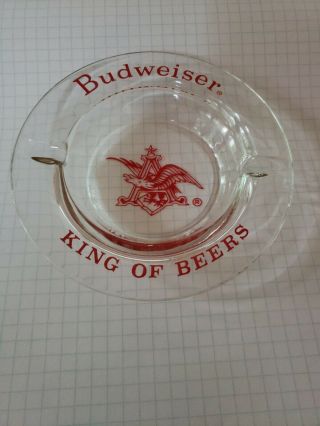 Vintage Anheuser Busch Budweiser King of Beers Ashtray 5 