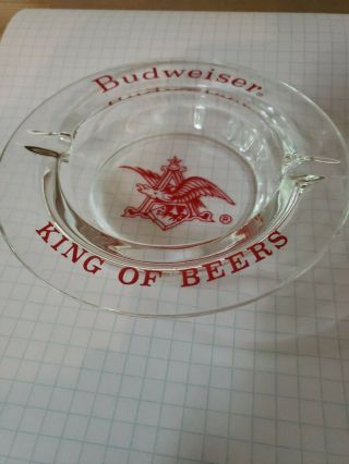 Vintage Anheuser Busch Budweiser King of Beers Ashtray 5 