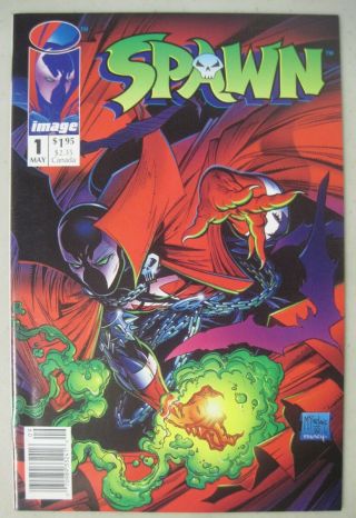 Spawn 1 Newsstand Variant Image Comics 1992 Todd Mcfarlane 1st Appearance Spawn