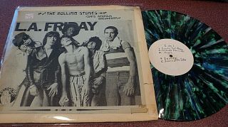 Rolling Stones 1975 Nervous Breakdown L.  A.  Friday Lp Green Splatter Vinyl Tmoq