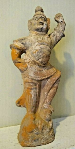Tang Dynasty Lokapala Guardian Figure - China - 618 To 907 Ad