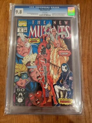 The Mutants 98 (feb 1991,  Marvel) Cgc 9.  8