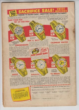 SHOCK SUSPENSTORIES 6 - VG CLASSIC KKK COVER PRE - CODE HORROR 1952 SCARCE 3
