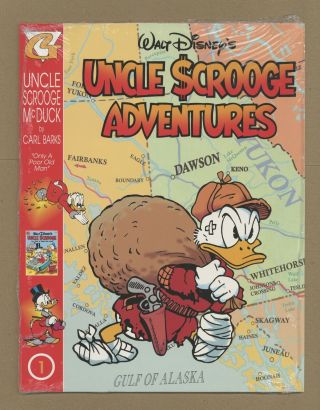 Uncle Scrooge Adventures In Color By Carl Barks 1 1996 Vf 8.  0