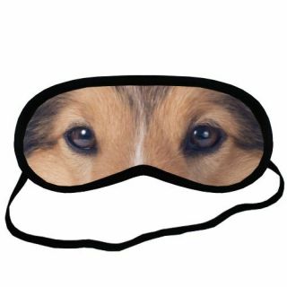 Shetland Sheepdog Sheltie Eyes Sleep Mask S Size Gifts For Boy Girl Dog Lovers