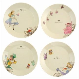 Disney Store Japan Alice In Wonderland Bowl Alice Plates Ship From Japan Fs
