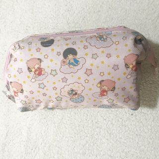 Rare Gintama Sanrio Pouch Case Pattern Crossover Cute Make Up Kit Twin Stars