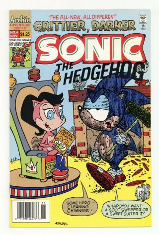 Sonic The Hedgehog (archie) 4 1993 Vf/nm 9.  0
