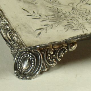 Silver Plated Basket with Handle - c.  1880 ' s 7