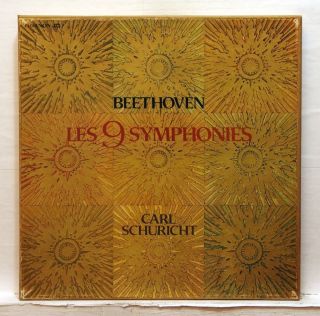 Carl Schuricht - Beethoven Complete 9 Symphonies Trianon 7xlps Box Ex,