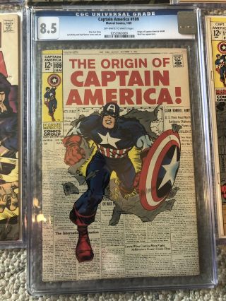 Captain America 100 Through 110 All are VERY SOLID BOOKS.  109 Is GCG 8.  5 11