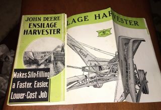 c1940s? JOHN DEERE ENSILAGE HARVESTER BROCHURE TRACTOR FARMING 2