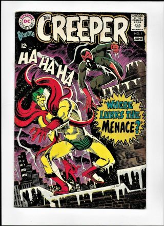 Beware The Creeper 1 Dc Comics 1968 - Ditko Cover & Art 7.  0 F/vf