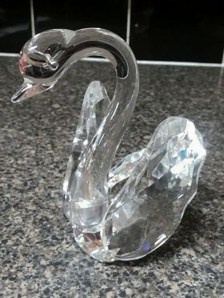 Sorelle Crystal Clear Swan Large Figure Paperweight