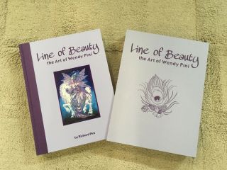 " Line Of Beauty The Art Of Wendy Pini " Hc By R Pini - Lim Ed,  Case Signed X2