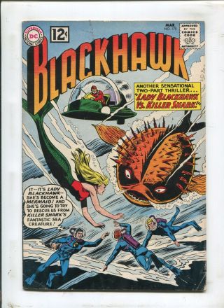 Blackhawk 170 - Lady Blackhawk Vs Killer Shark - (6.  0) 1962