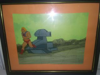 Animation Cel He - Man & The Masters Of The Universe Motu,  Frame Not Incl