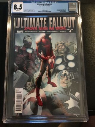 Ultimate Fallout 4 (cgc 8.  5) First Appearance Of Miles Morales First Print