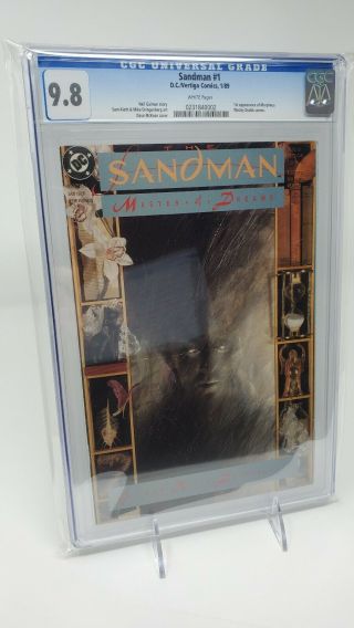 Sandman 1 Cgc 9.  8 Neil Gaiman 1st Morpheus Netflix Nm,  /mint 1989
