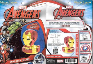 Marvel Iron Man Mark 45 Helmet Metal Earth 3 - D Laser Cut Steel Model Kit Mms324