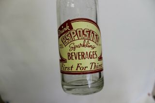 Esposito Beverages Soda Bottle,  Philadelphia,  Pennsylvania 1957