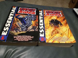 Essential Ghost Rider Vol 1 (2005) And Vol 2 Marvel Comics Marvel Spotlight Oop