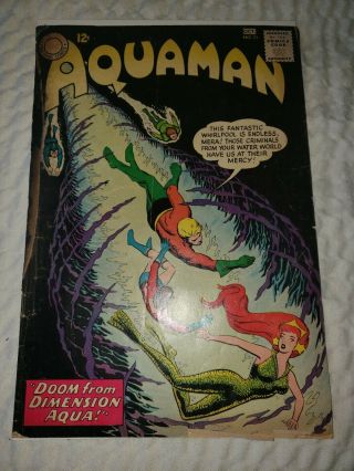 Aquaman 11 Dc Comics 1st Appearance Of Mera Silver Age