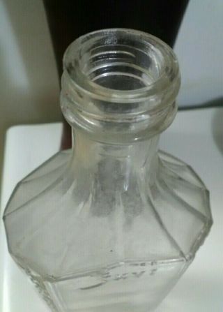 L@@K Vintage Old Clear Large 1900 ' s Medicine Bottle Knox or Owens IL.  Glass Co. 3