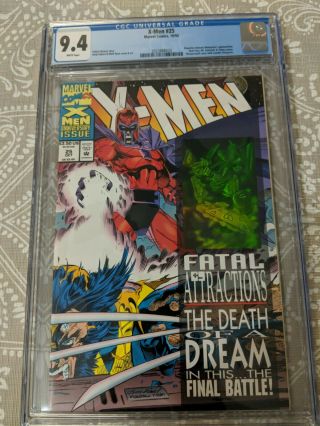 X - Men 25 Cgc 9.  4 Oct 1993.  Magneto Removes Wolverine 