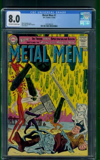 Metal Men 1 (1963) Cgc Graded 8.  0 Ross Andru & Mike Esposito Cover & Art