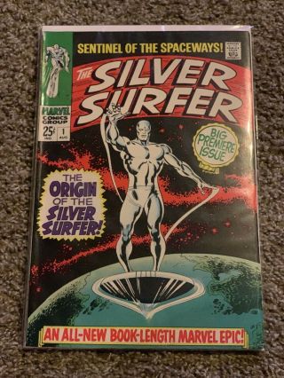Silver Surfer 1 F/vf 7.  0 - 7.  5 Mega Key Origin Retold