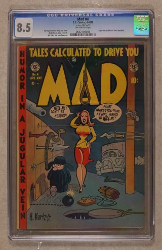 Mad (comic 1 - 23) 4 1953 Cgc 8.  5 0632109006