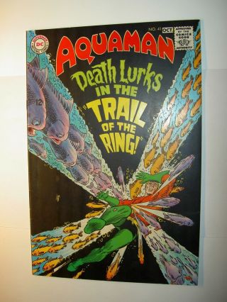 Aquaman 41 Fn,  49 Vg -,  1970,  Silver Age Dc Comic,  Bv=$40
