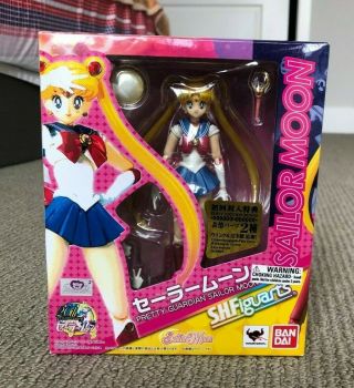 Bandai S.  H.  Figuarts Sailor Moon Figure First Version 2 Extra Face Usagi Tsukino