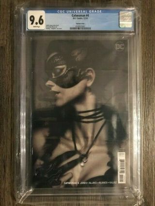 Catwoman 4 Cgc 9.  6 Cover B Stanley Artgerm Lau Cover Variant