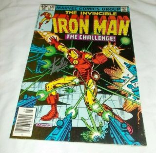 The Invincible Iron Man 134 Stan Lee Signed 1980