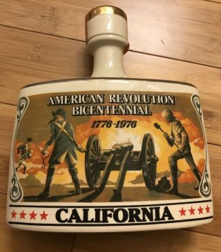 Early Times California American Revolution Bicentennial 1776 - 1976 Whiskey Bottle