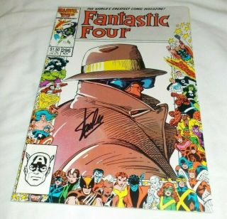 Fantastic Four 296 Stan Lee Signed 1986