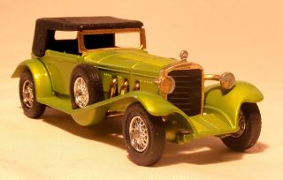 Vintage Lesney 1928 Mercedes Benz Ss Matchbox Models Of Yesteryear Diecast 1:43