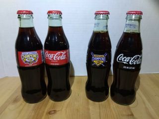 (4) Coca - Cola Lsu Champions 2007 2009 Bottles