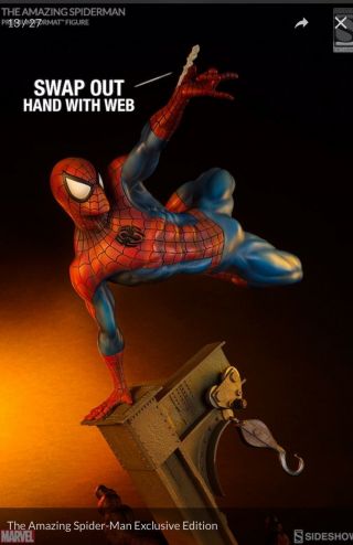 Sideshow Collectibles Spiderman Premium Format Exclusive Version - Out